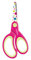 Herlitz Design Bastelschere / rund / Farbe: pink