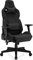SENSE7 Gaming Stuhl Sentinel, ergonomischer Gaming Sessel mit verstellbaren Lendenkissen, einstellbarer Neigungswinkel, Gaming Chair mit Wippfunktion, Stoff Bürostuhl 150kg, PC Stuhl Schwarz