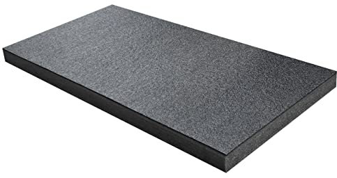Shadow Foam Medium Sheet - 1000mm x 500mm | Schneiden und Abziehen Schaumstoff für Werkzeugkasten-Organisation (50mm, Schwarz)