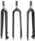 BestParts Toseek MTB Front Fork 1-1/8 Full Carbon Fiber Rigid Disc Brake 3K T800, Threadless Straight Tube Superlight Mountain Bike Forks 28.6mm, 29