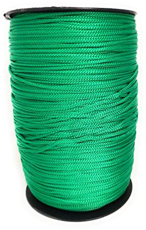 CORDONCINO THAI PER BORSE ALL' UNCINETTO ROCCA 500GR VARI COLORI (VERDE 9)