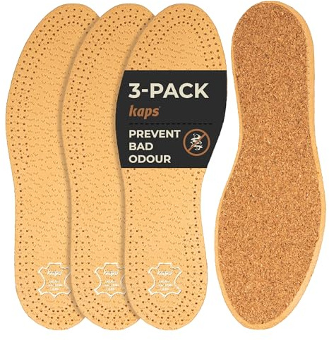 3 Par Skosulor Gjorda av Vegetabiliskt Garvat Fårskinnsläder och Naturkork | Eleganta och Bekväma | Kaps Pecari Kork Set | Man | 43 EUR
