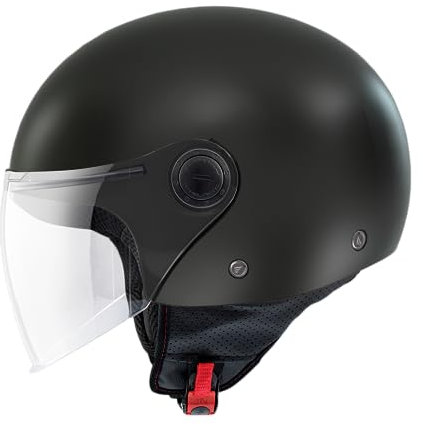 Helm MT OF501B Street S SOLID A1 schwarz glänzend XL