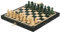 Sunrise Chess Königliches Schachset in Grün – Kompakt, Stilvoll und Preiswert