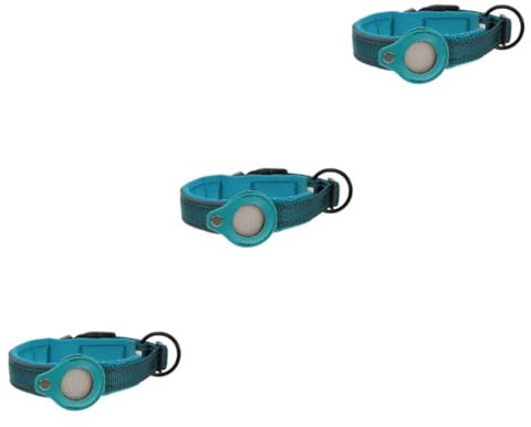Mikikit 3 STK -Fall Katzenhalsband Für Kleine Haustiere Markieren Haustier Für Katzen Lokalisierungsring Neopren Elektrisch