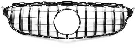 Kühlergrill für Mercedes Benz C-Klasse W205 C250 C350 C43 2014-2018 2016, Schwarz