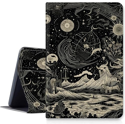 Mythic Mountains Sea Étui pour iPad Air 3ème génération 2019/iPad Pro 10,5 2017, résistant aux chocs, en cuir PU, pliable, support réglable avec mise en veille/réveil automatique pour iPad Air 3ème