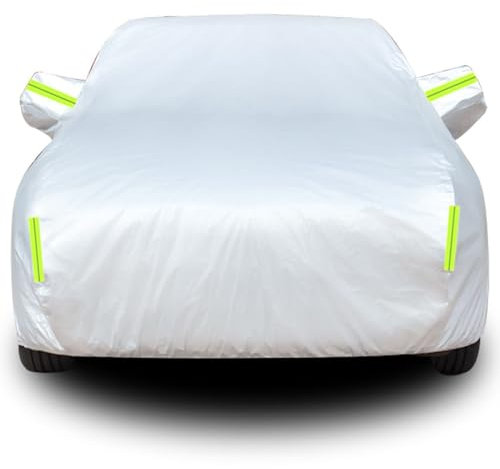 Auto Abdeckplane Winter für 𝐁𝐌𝘄 F33 LCI 4 Series Cabrio Autoabdeckung,Auto Abdeckplane Wasserdicht und atmungsaktiv,Vollgarage Autoplane,Wetterfeste Staubdicht