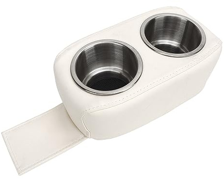 Boat Cup Holder Cup Holder for Boat Portable Pontoon Cup Holders for Water Bottles Beer Coffee Cups Pontoons Fishing Boats Yachts and Motorhomes (White)