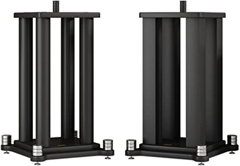 Speaker Stands Speaker Mounts 19.7-31.5in Speaker Stands Pair, Bookshelf Speaker/Studio Monitor Stands (Color : Black, Size : 35 * 35 * 80cm)