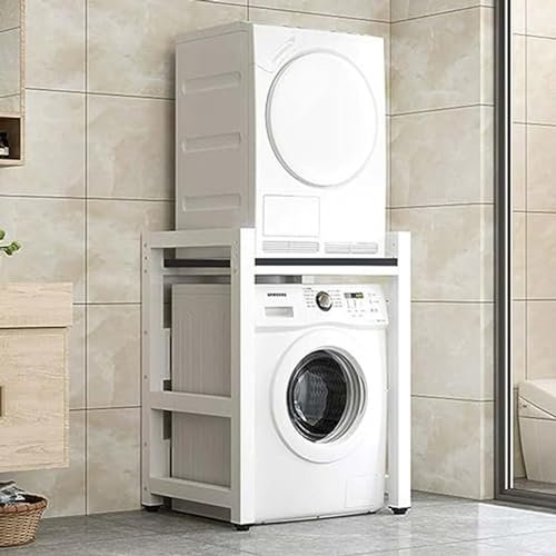 Kit de armario apilable para lavadora y secadora para baño