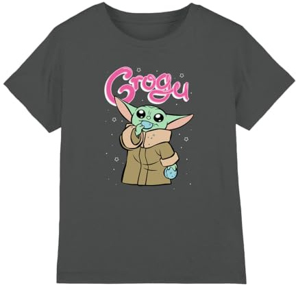 Star Wars Boy's Grogu Bubble Unisex Kids T Shirt