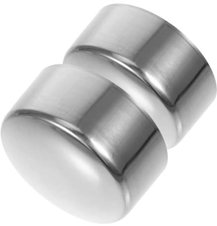NUOBESTY 2 Tapas Para Pasamanos De Escalera De Acero Inoxidable Plateado Para Tubos De Acero Inoxidable