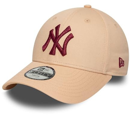 New Era New York Yankees 9Forty Kinder Cap Rosé Metallic Logo - Youth