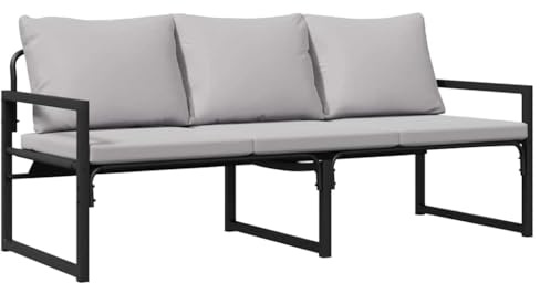 vidaXL Garden Furniture with Cushion Other 180 x 72.5 x 71 cm, Balcony, Rectangular, Modern, Durable, Seats Many, Minimalistic, for Outdoor Relaxation and Gatherings Nature Views