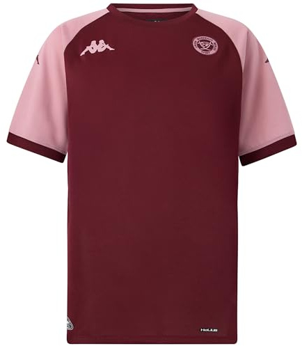 Kappa Rugby-T-Shirt für Erwachsene, Trainning Mobika UBB, bordeaux, XXL