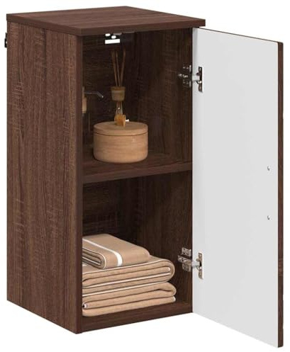 vidaXL Bathroom Cabinet Brown Oak 30 x 31.5 x 61 cm