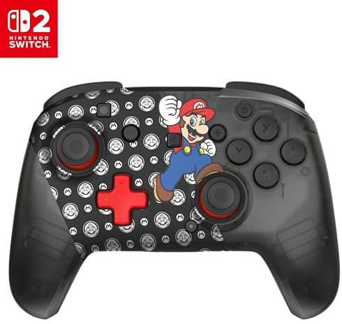 Turtle Beach Rematch Super Mario Jump Manette sans fil sous licence officielle Nintendo avec batterie rechargeable pour Nintendo Switch 2