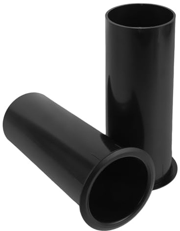 CIYODO Lot de 2 Tubes D'évent pour Haut-parleurs 60x150 Mm en Plastique, Ports Bass-Reflex pour Caisson de Basses, Amélioration des Basses Profondes, Accessoires Audio pour Enceintes,