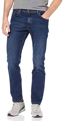 bugatti Herren Jeans Regular Fit Five-Pocket Baumwoll-Stretch Denim