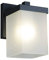Outdoor Schwarz Wandleuchte Wasserdicht Aluminium und Glas Aussen Wandlampe im Freien Retro E27 Haus Wandlaterne für Garten Balkon Tor Terrasse Flur Haus Eingängen Wandbeleuchtung