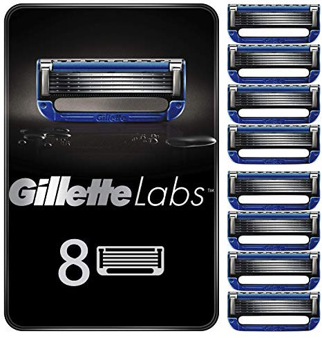 Gillette Labs Heated Razor Rasierklingen, 8 Ersatzklingen für beheizbaren Nassrasierer
