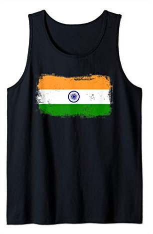 India Indian National Flag Tank Top