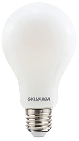 SYLVANIA LED-Lampe, E27 Sockel, 1521 Lumen, Homelight (2700 Kelvin), 11 Watt Leistung, 15000h Lebensdauer, 60mm Durchmesser, 108mm Länge, Klarer Birnen Kolben, 1er Pack