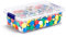 Acan Tradineur - Mini Caja de ordenación de plástico transparente. Contenedor para almacenarbotones, hilo o alimentos. Capacidad 200 ML. Dimensiones aprox.: 3,8 x 12 x 8 cm