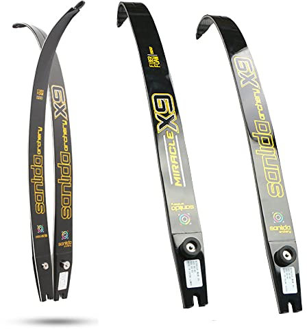 HNZMDY ILF Recurve Bogen Glieder 66/68/70 Zoll ILF Limbs ILF Bogenglieder 16-42 lbs für Erwachsene/Jugendliche/Anfänger Bogenschießen Leichtathletik Übungsjagd (34lbs, 68zoll)