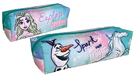 Astuccio rettangolare Disney Frozen, Multicolore, Taglia unica, Astuccio per matite