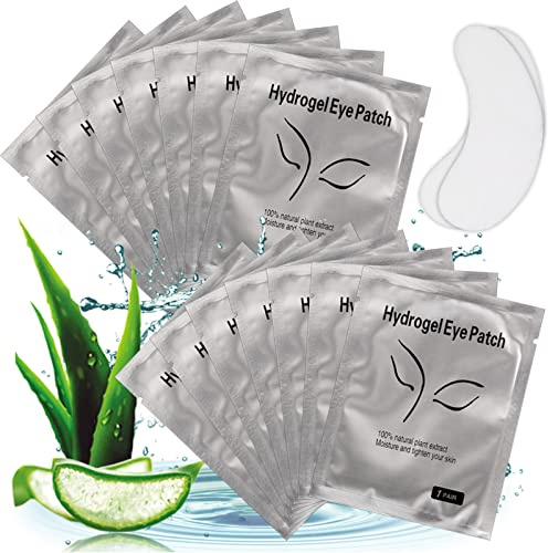 VEGCOO 80 Paires Patchs Pour Extensions de Cils Gel Non Pelucheux pour Teinture Cils Extension Cils (Renard)