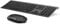 seenda Tastiera wireless con mouse, tastiera ricaricabile senza fili, per computer/laptop, clic silenzioso, layout full size e QWERTZ (nero e grigio)