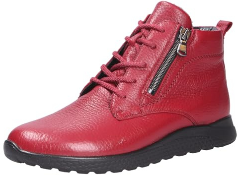 Waldläufer Damen Stiefelette in Rot, Größe 4