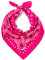 LOVARZI Bandana Rosa Damen - Vielseitiges Halstuch Pink - Modisches Bandanas Damen - Perfektes für Sommer & Alltag