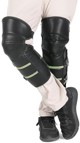 Motorrad Kniewärmer Winter Knieschoner Knieschützer Warmer Winddicht Wasserdicht Kältebeständig Legwärmer Beinwärmer Plüschfutter Beinstulpen Reflektierend Kniepflege für Outdoor Sport Damen Herren