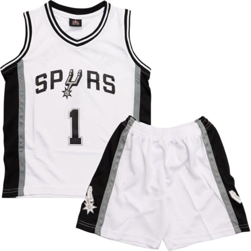FUTERLY Basketball Trikot Set - 2-Teilig Mit Shorts für Kinder 4-14 Jahre, Ärmellose Sportbekleidung für Jungen