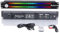 Decibelvibe TNZ SGVUM6 - Audio-Grafik-VU-Meter mit hinterem Cinch/3,5-AUX-Eingang und -Ausgang, kabelloser Eingang über ein integriertes Mikrofon, mit 19 Farben für Zuhause, Profis (Silber)
