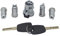 KUWAYO AL162 Fit for Fiat Doblo Cargo Punto Panda 5 pz Set Completo Accensione Porta Tronco Serratura Cilindro Cilindro Con SIP22 Chiavi a Lama