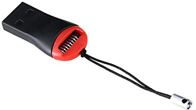 Lecteur de carte mémoire USB 2.0 avec cordon pour ordinateur portable USB 2.0