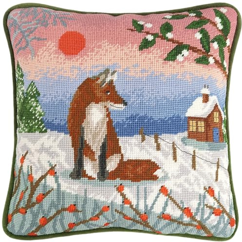 Bothy Threads The Home Of Happy Stitching Gobelin-Stickkissen Stickpackung, Ein Wintermärchen