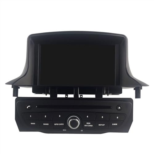 Wivplex DSP Carplay 1 Din Android 11 Lecteur DVD de Voiture Megane 3 Fluence 2009-2015 WiFi GPS Radio multimédia Volant stéréo DSP Lecteur multimédia Radio(Schwarz)