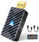 Milfra Adattatore Android Auto Wireless Converti Android Auto cablato in Wireless,Android Auto Stick per autos con Wired AA Android 11-14,5GHz WiFi USB C/A, Plug & Play Mini Placcato oro Nero