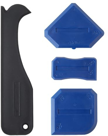 XIYAOXI 4 strumenti per calafataggio in silicone compatibili con sigillante per malta sigillante sigillante kit di strumenti per sigillatura blu per sigillatura strumenti di finitura