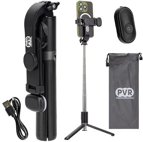 Bastone Selfie per Smartphone con Asta Telescopica per Foto e Video Estensibile - Treppiede Smartphone Stabile e Regolabile
