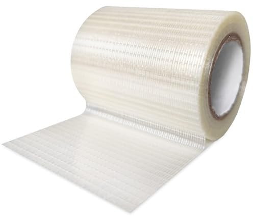 BNGXR Cinta de Reparación de Tienda, 8 cm x 12 m Transparente Parches para Toldos, Cinta Reparadora de Lonas, Impermeable Cinta Adhesiva para Lonas de Camiones, Toldos, Tiendas recubierta de PVC