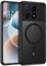 VENINGO Funda para Xiaomi Poco X6 Pro 5G/Redmi K70E 5G,Compatible con MagSafe Carcasa Resistente a Arañazos Amarillamiento Case Translúcido Mate Cover, Negro