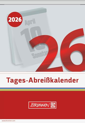 BRUNNEN Abreißkalender 2026 Nr. 13 | 98×142 mm