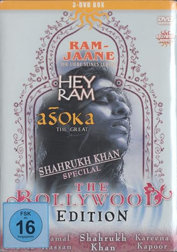 The Bollywood Edition- Shahrukh Khan Special [3 DVDs]: RAM JAANE , die Liebe seines Lebens - HEY RAM - Asoka The Great
