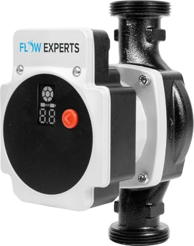 Hocheffiziente Heizungspumpe | Umwälzpumpe | Star 25-6 C | Baulänge180mm | Förderhöhe 6m | Durchfluss 3,2m³/h | Steckerfertig | Regelbereich 5W - 50W